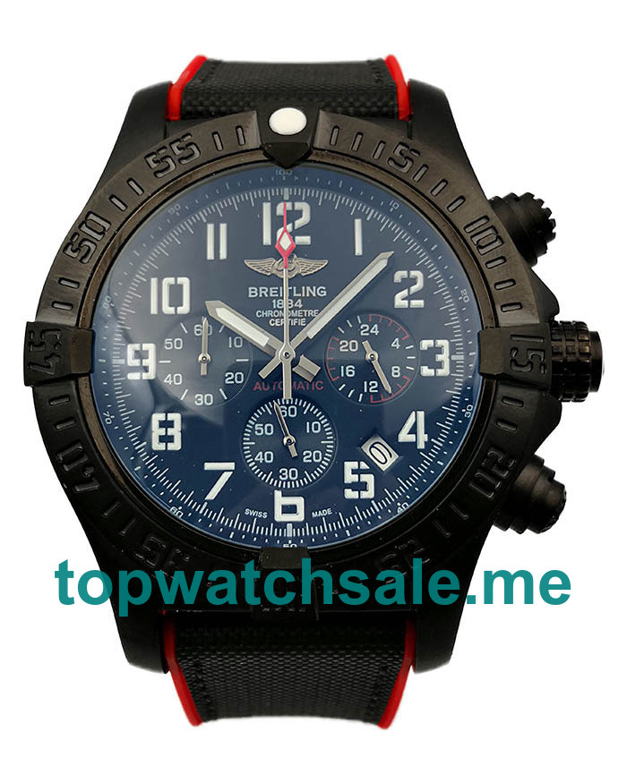 UK Black Dials Black Steel Breitling Avenger XB0180E4 Replica Watches