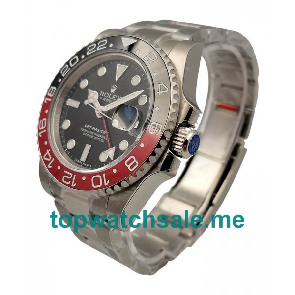 UK Black Dials Steel Rolex GMT-Master II 116710BLNR UR Replica Watches