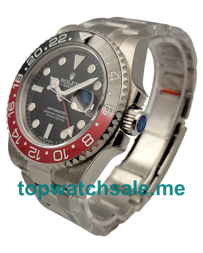 UK Black Dials Steel Rolex GMT-Master II 116710BLNR UR Replica Watches