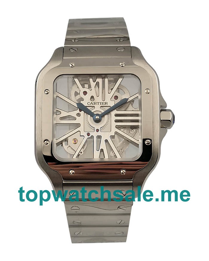 Swiss Made Fake Santos De Cartier WSSA0015 Watches UK For Sale Online