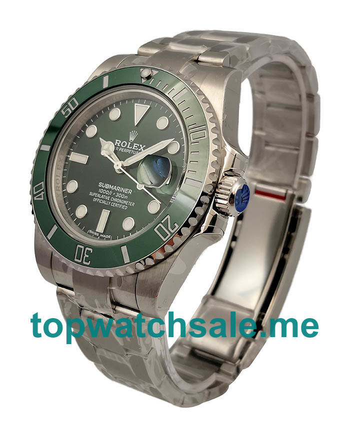 UK Green Dials Steel Rolex Submariner Date 116610LV 2018 N V9S Replica Watches