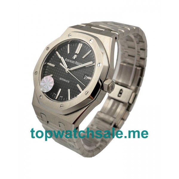 UK Black Dials Steel JF Audemars Piguet Royal Oak 15400ST.OO.1220ST.01 Replica Watches