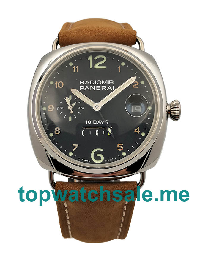 UK Black Dials Steel Panerai Radiomir PAM00497 Replica Watches