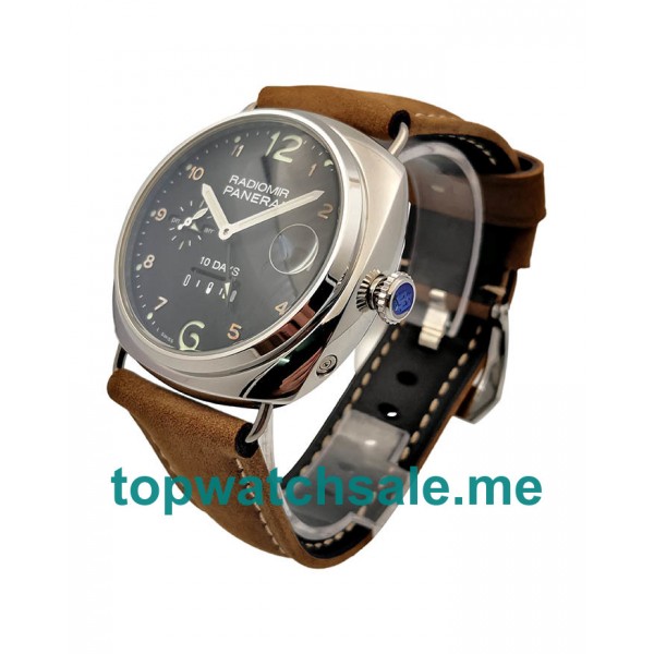 UK Black Dials Steel Panerai Radiomir PAM00497 Replica Watches