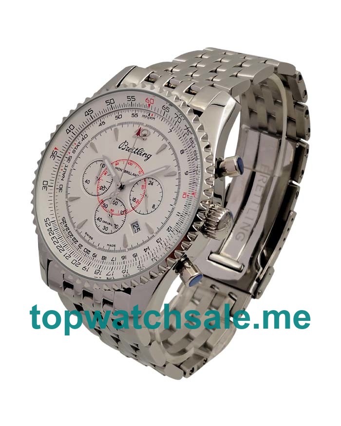 UK White Dials Steel Breitling Montbrillant A41330 Replica Watches