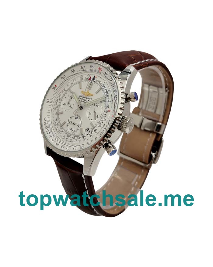 UK White Dials Steel Breitling Navitimer A23322 Replica Watches