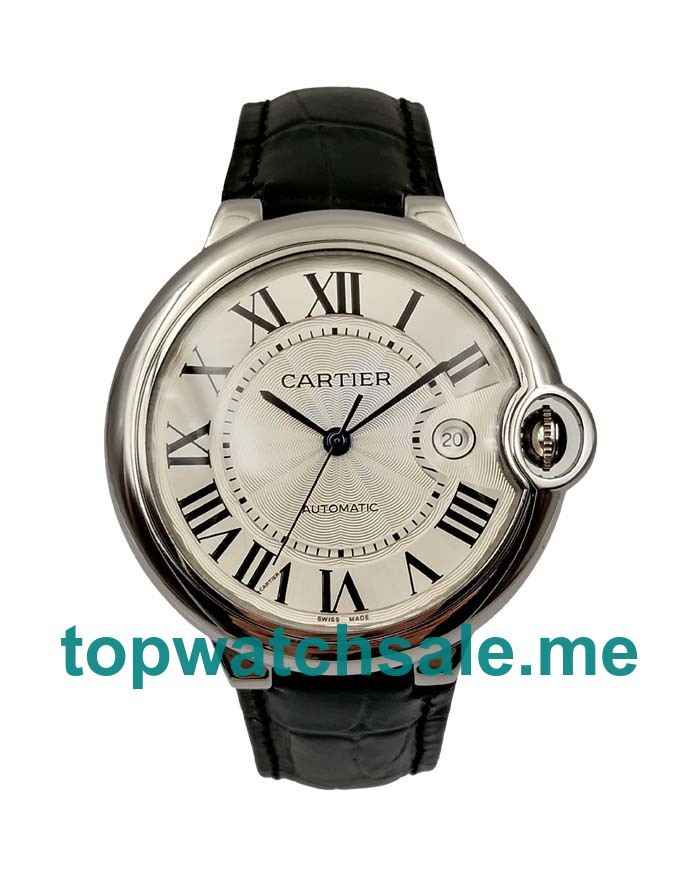 Stainless Steel Fake Ballon Bleu De Cartier W69016 Watches UK For Men