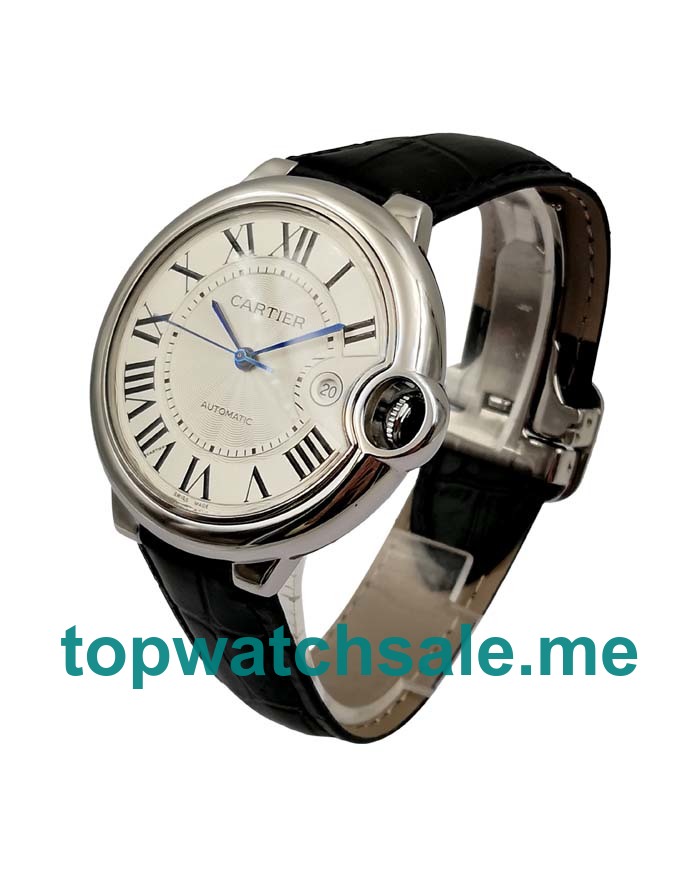 Stainless Steel Fake Ballon Bleu De Cartier W69016 Watches UK For Men