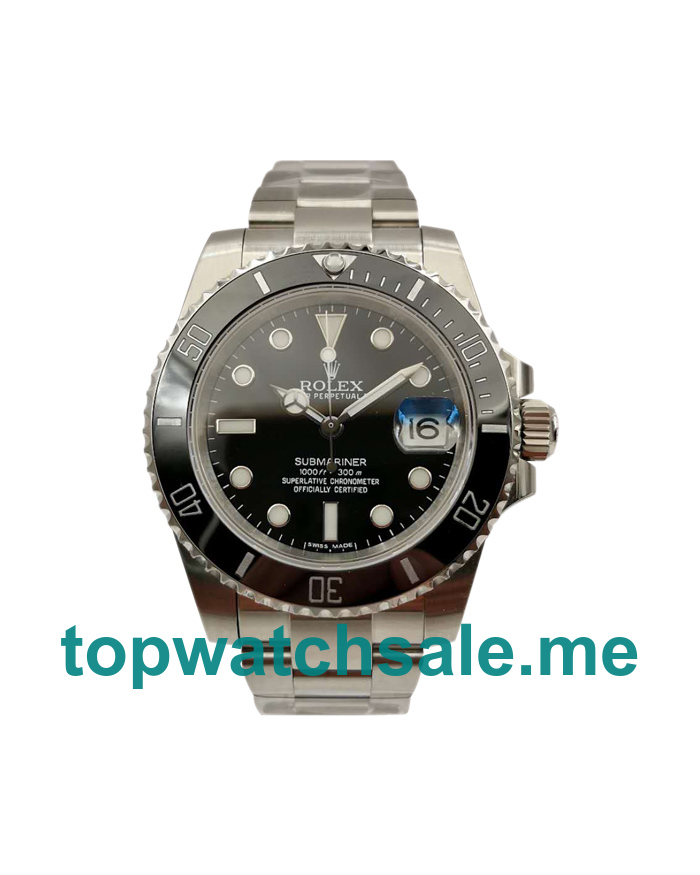 UK Black Dials Steel Rolex Submariner 116610LN Replica Watches