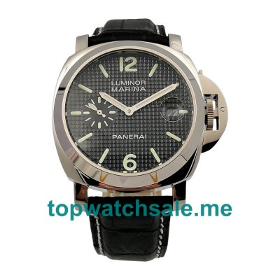 Black Dials Fake Panerai Luminor Marina PAM00180 Watches UK For Men