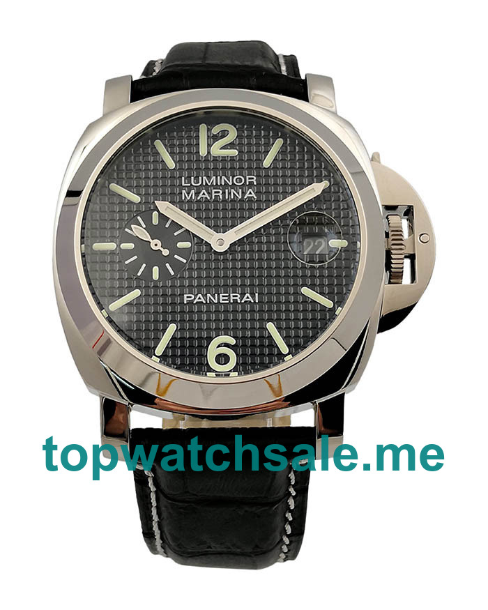 Black Dials Fake Panerai Luminor Marina PAM00180 Watches UK For Men