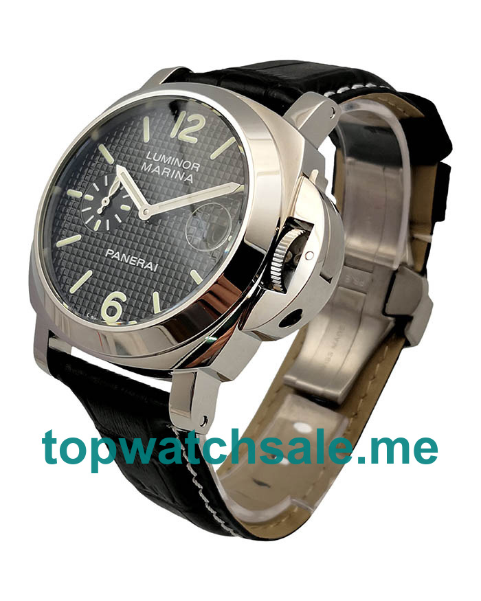 Black Dials Fake Panerai Luminor Marina PAM00180 Watches UK For Men