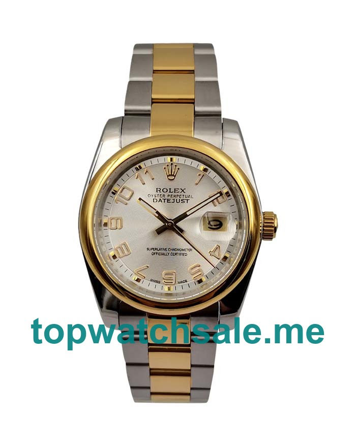 UK White Dials Steel And Gold Rolex Lady-Datejust 179163 Replica Watches