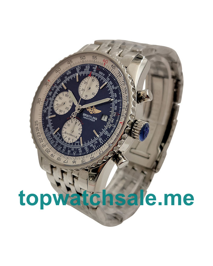 UK Blue Dials Steel Breitling Navitimer A13324 Replica Watches