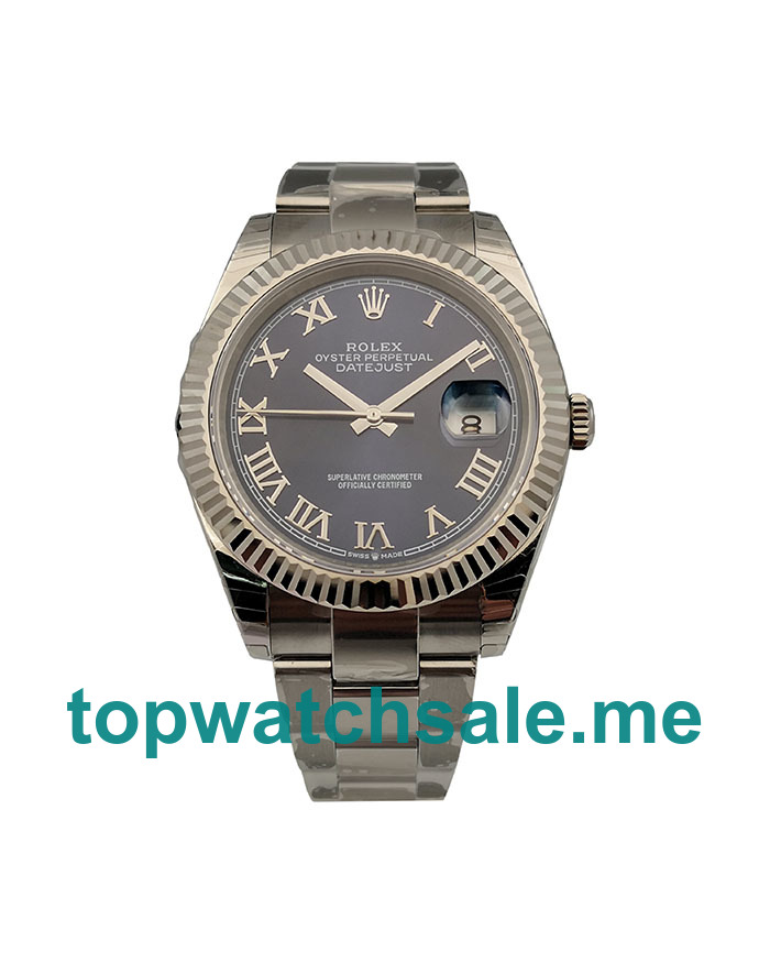 UK Blue Dials Steel Rolex Datejust 126334 Replica Watches