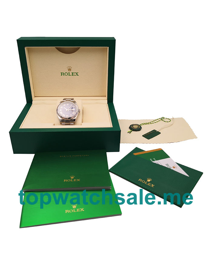 UK Blue Dials Steel Rolex Datejust 126334 Replica Watches