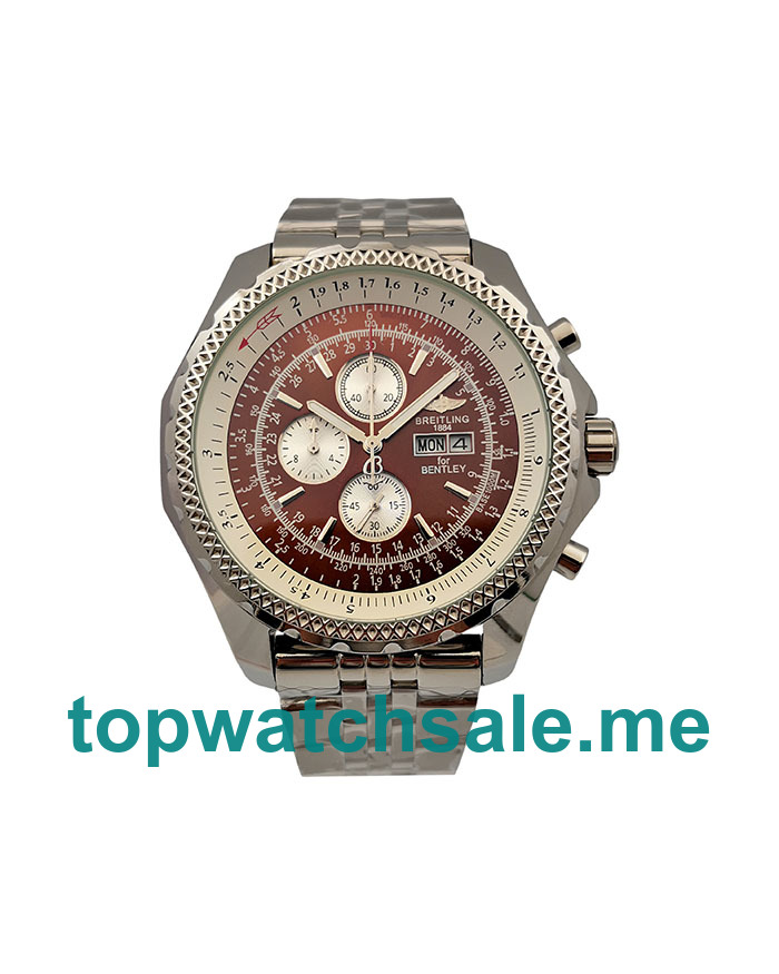 UK Brown Dials Steel Breitling Bentley GT A13362 Replica Watches