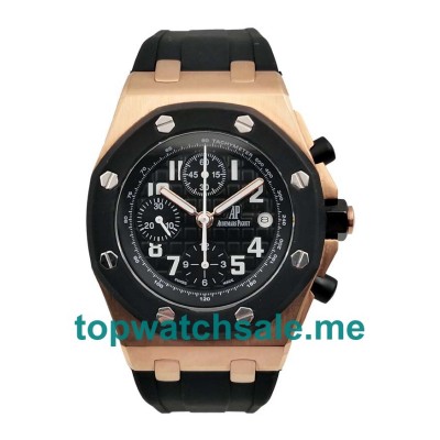 UK Black Dials Rose Gold Audemars Piguet Royal Oak Offshore 25940OK.OO.D002CA.01 Replica Watches