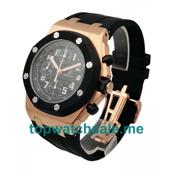 UK Black Dials Rose Gold Audemars Piguet Royal Oak Offshore 25940OK.OO.D002CA.01 Replica Watches