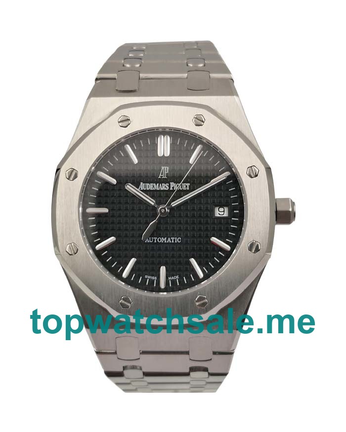 UK Black Dials Steel Audemars Piguet Royal Oak 15400ST.OO.1220ST.01 Replica Watches