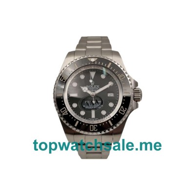 UK Black Dials Steel Rolex Sea-Dweller Deepsea 116660 Replica Watches