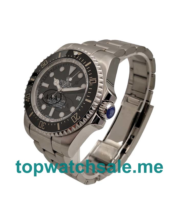 UK Black Dials Steel Rolex Sea-Dweller Deepsea 116660 Replica Watches