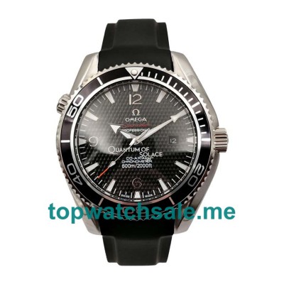 UK Black Dials Steel Omega Seamaster Planet Ocean 222.30.46.20.01.001 Replica Watches