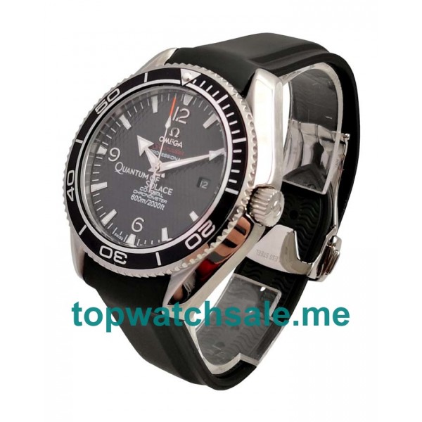 UK Black Dials Steel Omega Seamaster Planet Ocean 222.30.46.20.01.001 Replica Watches