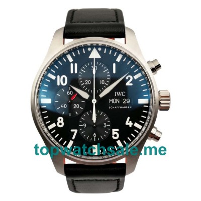 UK Black Dials Steel IWC Pilot's Replica Watches IW377709