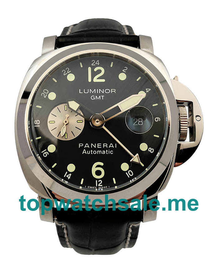 43MM Steel Cases Panerai Luminor GMT PAM00156 Replica Watches UK