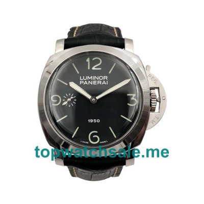 UK Black Dials Steel Panerai Luminor PAM00127 Replica Watches