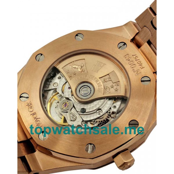 UK Black Dials Rose Gold Audemars Piguet Royal Oak Jumbo 15400OR.OO.1220OR.01 Replica Watches