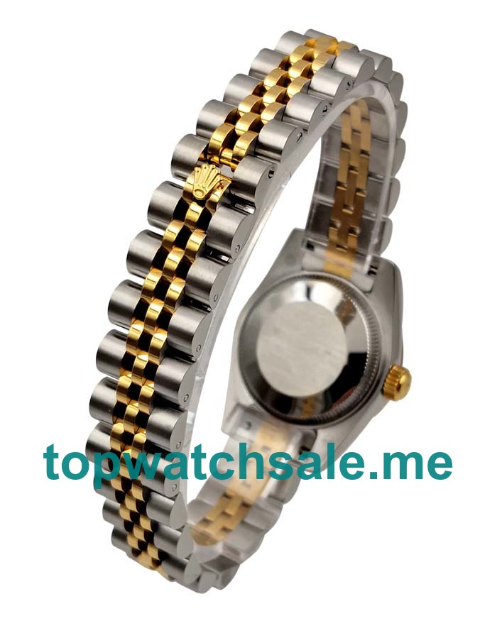 UK Champagne Dials Steel And Gold Rolex Lady-Datejust 179173 Replica Watches