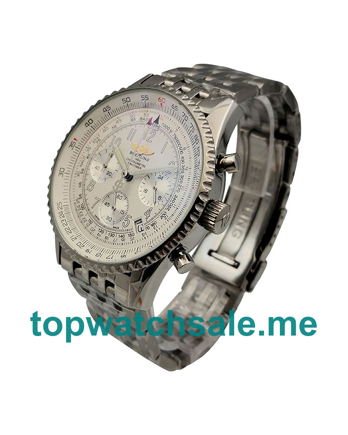 UK White Dials Steel Breitling Navitimer A23322 Replica Watches