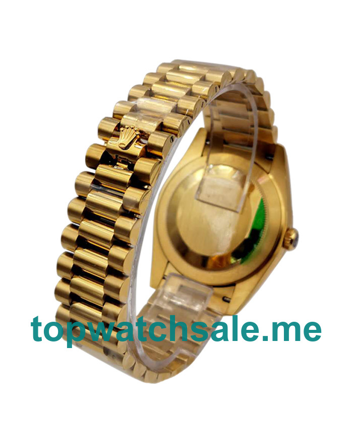 UK Champagne Dials Gold Rolex Day-Date II 218238 KW Replica Watches