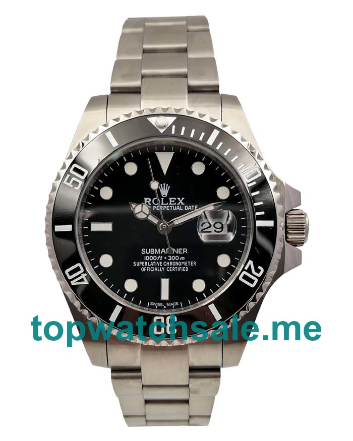 UK Black Dials Steel Rolex Submariner 116610 LN Replica Watches