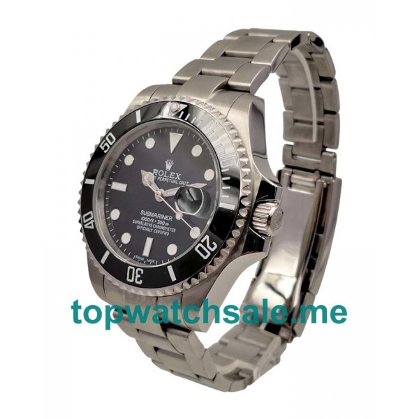 UK Black Dials Steel Rolex Submariner 116610 LN Replica Watches