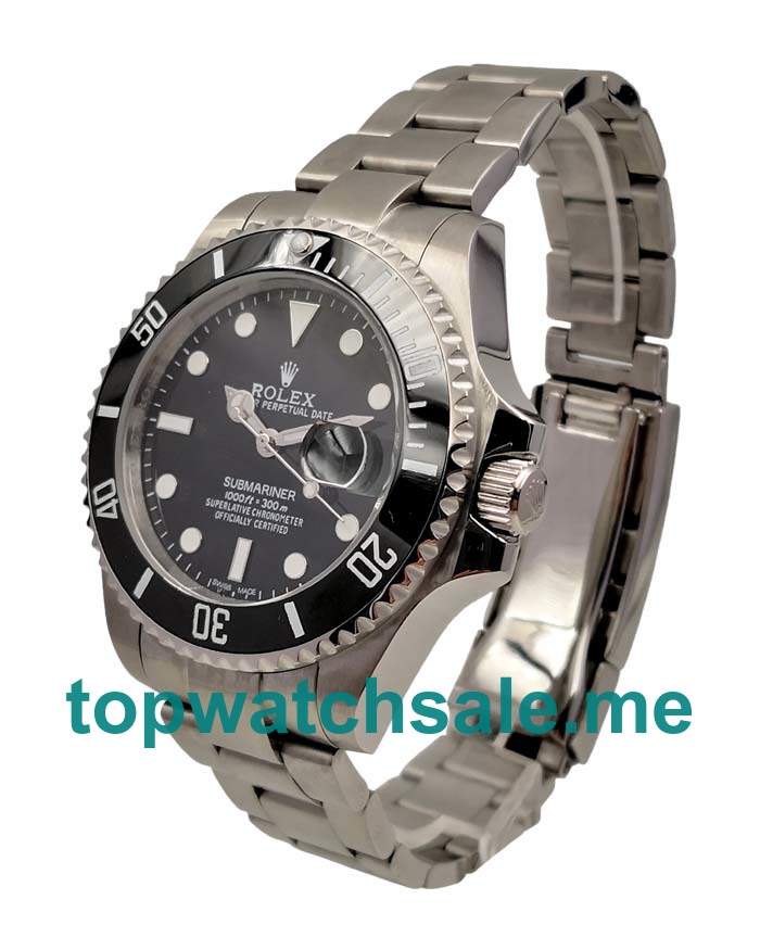 UK Black Dials Steel Rolex Submariner 116610 LN Replica Watches