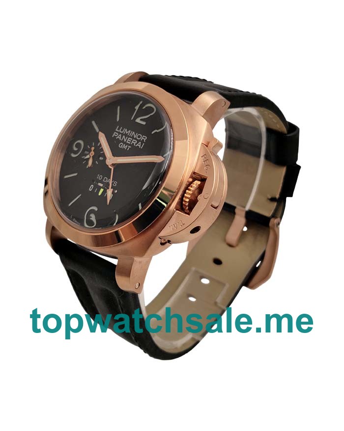 UK Black Dials Rose Gold Panerai Luminor PAM 00576 Replica Watches