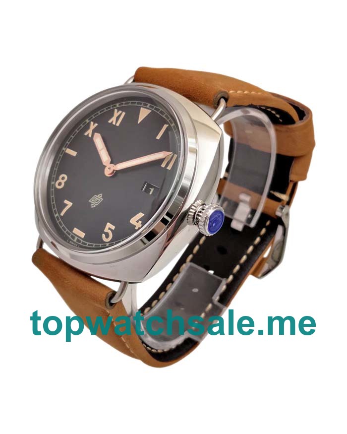 UK Black Dials Steel Panerai Radiomir PAM00424 Replica Watches