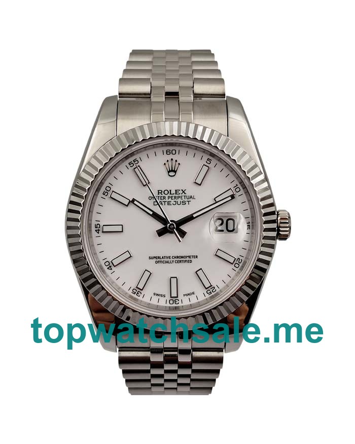 UK White Dials Steel Rolex Datejust 116334 Replica Watches