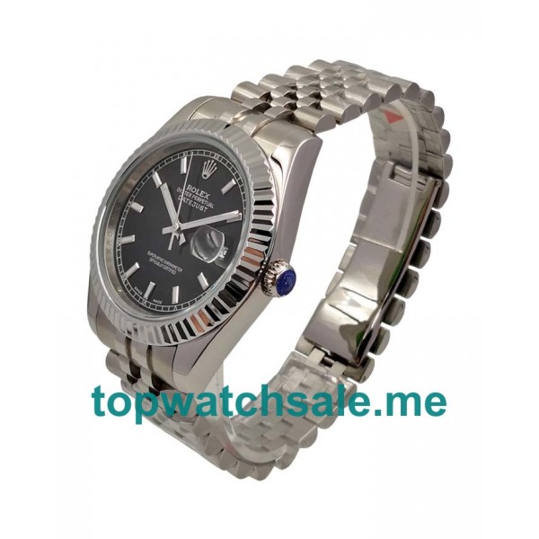 UK Black Dials Steel Rolex Datejust 116234 Replica Watches