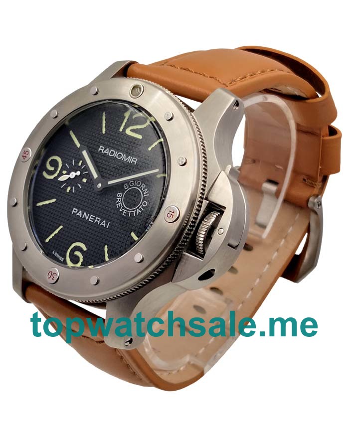 UK Black Dials Steel Panerai Radiomir 40256 Replica Watches