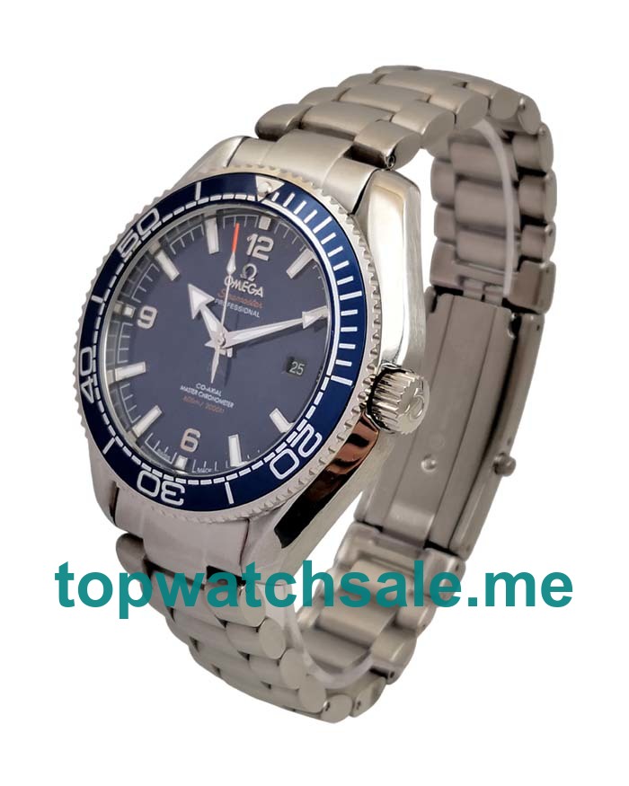 Blue Arabic Numerals Dials Replica Omega Seamaster Planet Ocean 232.90.42.21.03.001 Watches UK