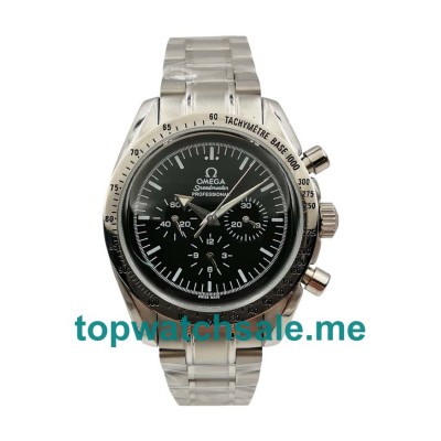 UK Black Dials Steel Omega Speedmaster Replica Moonwatches 3594.50.00