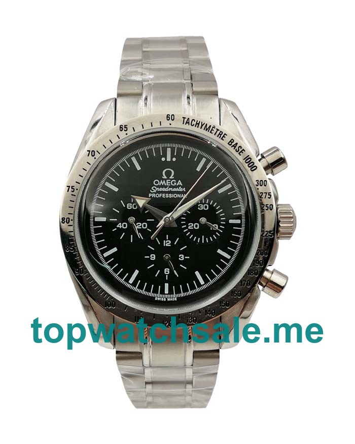 UK Black Dials Steel Omega Speedmaster Replica Moonwatches 3594.50.00