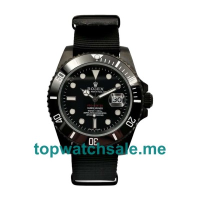 UK Black Dials Black Steel Rolex Submariner 116610 LN Replica Watches