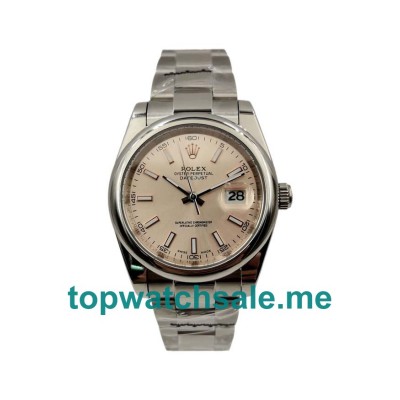 UK Salmon Dials Steel Rolex Datejust 116300 Replica Watches