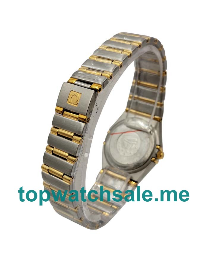 26 MM Perfect Fake Omega Constellation 1267.75.00 Watches With Diamonds