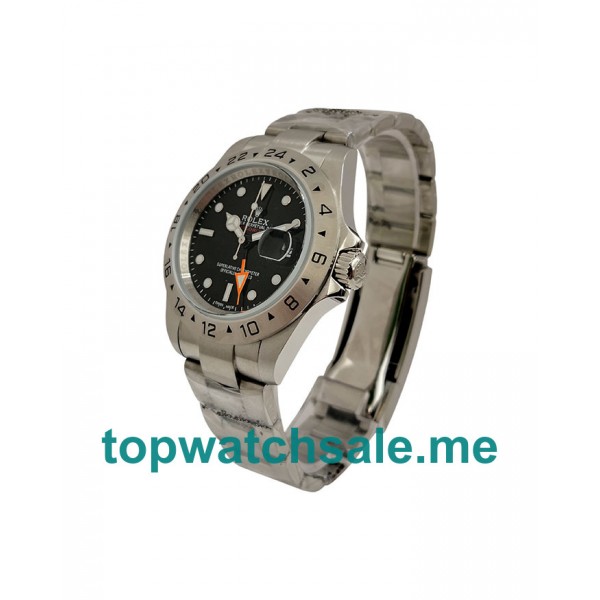 UK Black Dials Steel Rolex Explorer II 216570 Replica Watches